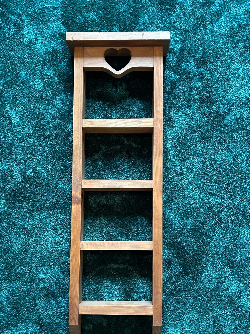 Vintage Heart Display Shelf